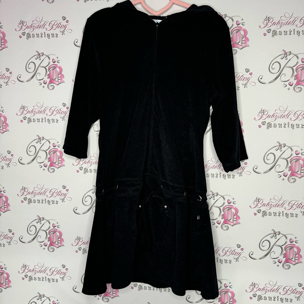 Aqua la vie en rose dress terry cloth towel material lace up corset belted rope